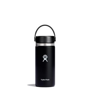 하이드로 플라스크 16온즈 473ml 와이드 플렉스캡 텀블러 블랙