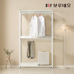 아이든 시스템 행거 철제 드레스룸 1200 2단 행거장