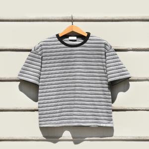 남성 HZTS5E804N2 [HIS] 멀티스트라이프 반팔 티셔츠