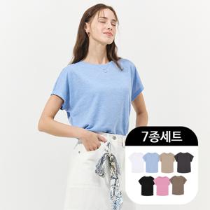 시원한린넨반팔돌먼티셔츠7종세트