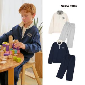 [최초가109,000원] 키즈 코튼폴리 하프집 트레이닝세트_KL55953