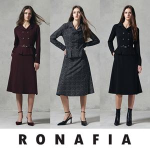 25FW 로나피아 더블 페플럼 드레스 1종 RF253F0101OP