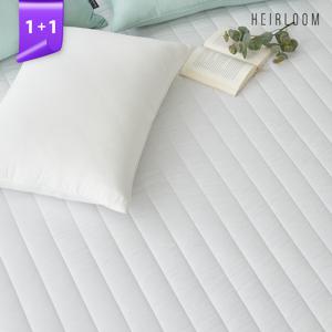 1+1 고밀도 순면 퓨어코튼 고정밴딩 침대패드SK