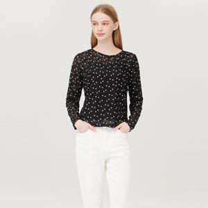 [본사] [Online Exclusive] 링클 시스루 티셔츠_BATSE2541BB