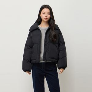 [본사] [Online Exclusive] 아웃 포켓 셔츠형 패딩 점퍼_SAPDE1561BK