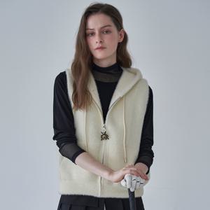 공식몰 [정상가 89,000원] 스노우 레이디 버그 후드 집업 베스트 FM12KV101PL