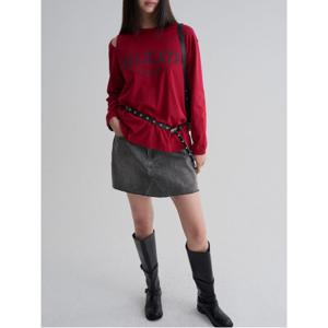 절개 디테일 쭉티  레드