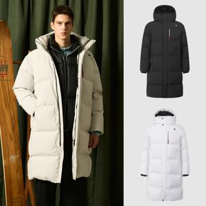 르꼬끄 공용 롱패딩 레귤러핏 벤쳐 구스 롱다운 자켓 QQ423EDJN2