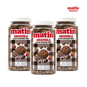 마땡 저당 그래놀라 흑임자 3병