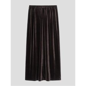 맥시랭스 벨벳 스커트  애쉬