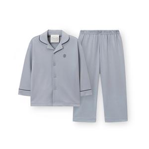 아동 G034 플레임블루 긴소매 파자마 세트