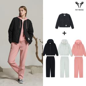 팻무스 여성 패딩 셋업 3종