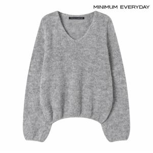 정상가:59,000원 l  에브리데이]슬리브 브이넥 루즈핏 긴팔 니트 (EB4KT004D)