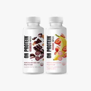 온단백 프로틴쉐이크 2종 (바나나베리, 아몬드초콜릿) 40g*10개/20개