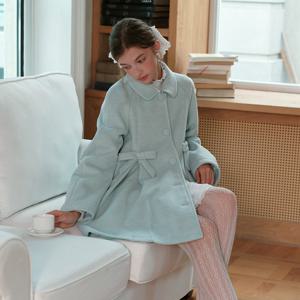 [11월27일 예약배송] Cest_Ribbon balmacaan half coat