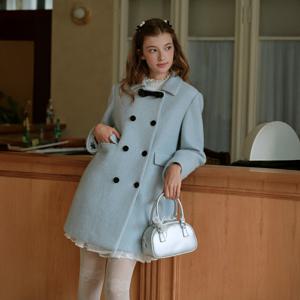 [11월27일 예약배송] Cest_Double button wool half coat