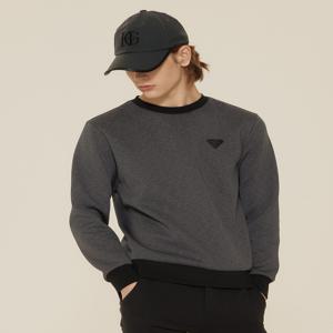 헤지스 골프 [[24FW]] HUTS4C615G3 그레이멜란지 남성 라운드넥 맨투맨