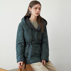 [홈쇼핑방송/(LeOT)] 후드 벨티드 누빔패딩코트-사이즈 55~88까지