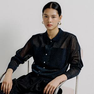 바니스 뉴욕 조이 시스루 셔츠 가디건