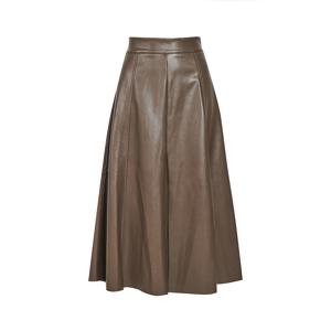 레더 플레어 스커트 GR9N0SK931