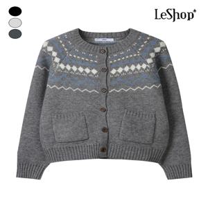 윈터 노르딕 버튼 니트 가디건 (BP9KC022A)