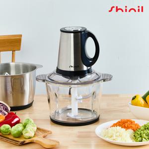 SHINIL 멀티 다지기 대용량 SFM-30FM 2종 용기+마늘박피기