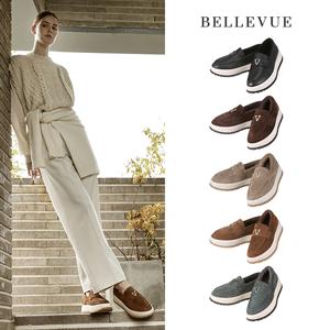 [BELLEVUE]벨뷰 25FW 로마 천연 양털 로퍼
