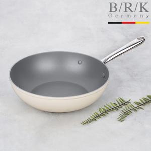 [BRK] 에볼루션 풀 인덕션 WOK/궁중팬 28cm (밀크)