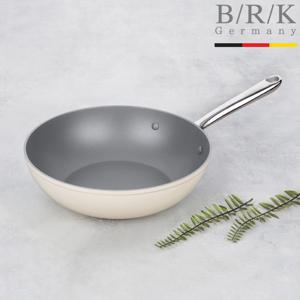 [BRK] 에볼루션 풀 인덕션 WOK/궁중팬 24cm (밀크)