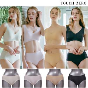 [방송히트]터치제로 흡한속건 퓨징 브라 프리컷 하이웨스트 팬티 세트 12종