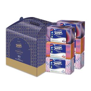 [선물세트] 템포 유럽직수입 4겹 갑티슈 100매입 6개