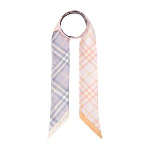 체크 여성 실크 스키니 스카프 8110364