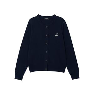 우먼스 플레인 가디건 1913 네이비