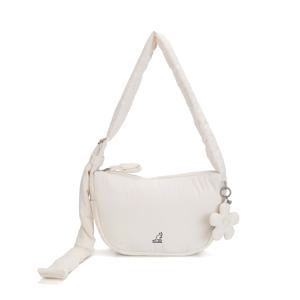 푸퍼 라운드 크로스백 3370 아이보리