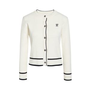 도트 배색 가디건 GRBN1CD261