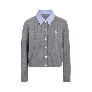 카라셔츠 케이블 니트 GRAN1PO171