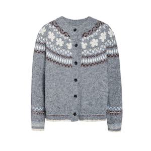 노르딕 패턴 라운드넥 가디건 GRBN1CD541