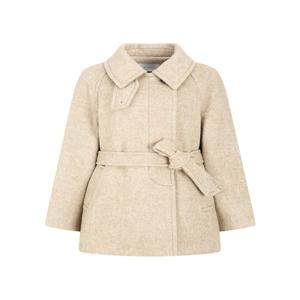 [JJ지고트]울 백플리츠 래글런소매 코트GPBA0CTR51