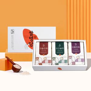 쌀명당 취향찾기 3종 쌀 선물세트 1.2kg(400g*3)