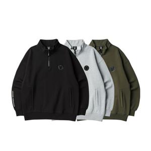 공용 코인 와펜 반집업 맨투맨_LW224MT452