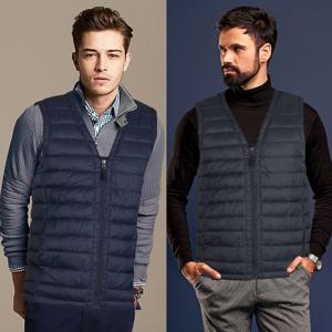 [하프클럽/쟌피엘]쟌피엘 오리털 경량패딩조끼 정장패딩조끼