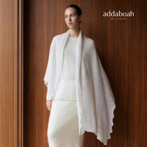 [온플] 애드아보아 25FW 멜팅 캐시미어100 크로셰 숄