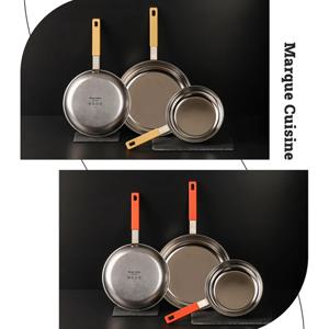 '무연마제' 통5중 스텐 후라이팬 20cm+24cm+28cm(+손잡이실리콘)  2종 / 3종 (택1)