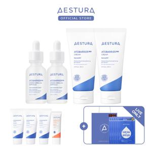 [LIVE]  아토베리어365 크림 80ml 2개 + 세라-히알 속수분 앰플 30ml 2개