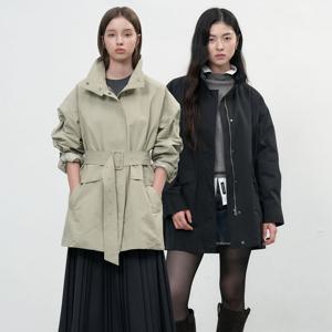 하이넥 사파리 하프 자켓 2COL / WBE3L09504