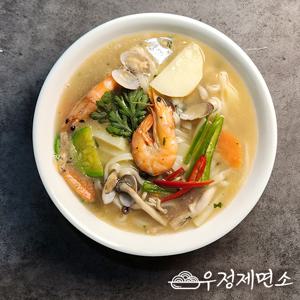 [우정제면소] 맑은해물맛 칼국수 6인분 [생면1kg+스프6봉]