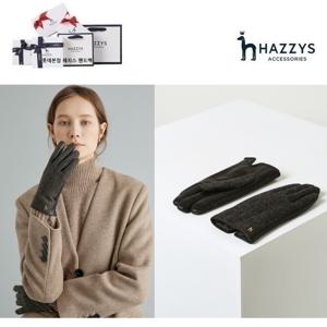 [선물포장][매년완판] 블랙 퍼피로고 퍼안감 양가죽 여성장갑 HIGV3F111BK