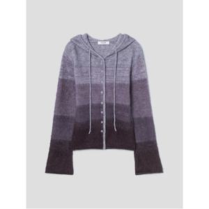 그라데이션 후드 카디건  바이올렛 (165Y5ACY1S)