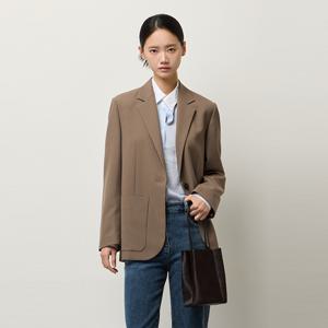 [본사] [Online Exclusive] 싱글 버튼 아웃 포켓 자켓_SAJKE1541MW