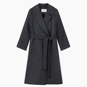 [본사] [Online Exclusive] 테일러드 벨티드 핸드메이드 롱 코트_SACTE4561DT